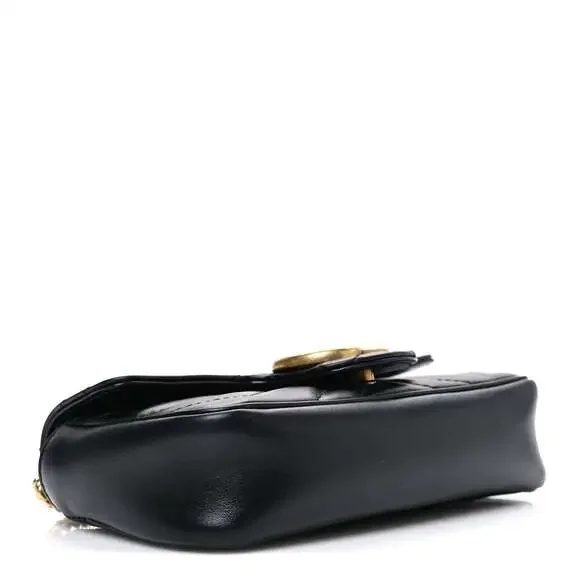 Gucci Calfskin Matelasse Super Mini Gg #234482G11B - Picture 4 of 11